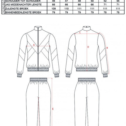 Tracksuit 80`S Style Unisex