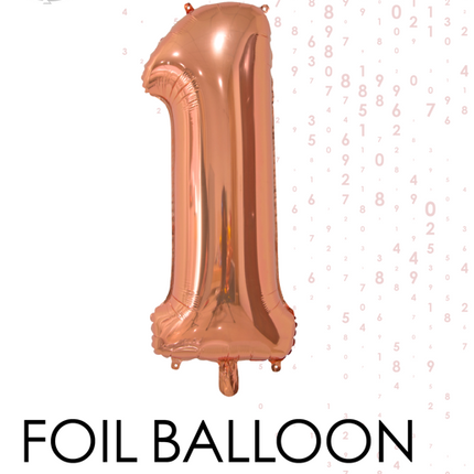 Ballon de baudruche Figure 1 Rose Gold 66cm