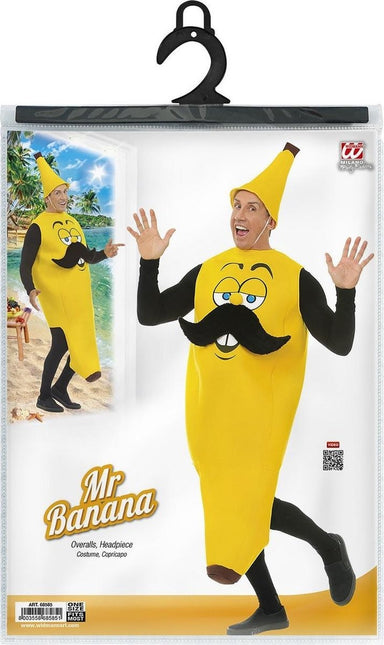 Costume de banane jaune