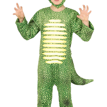 Costume de dinosaure enfant vert clair