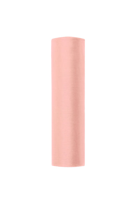 Tissu organza rose pastel 16cm 9m