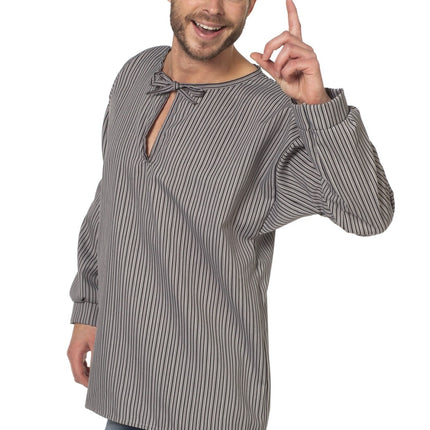 Blouse de fermier Hommes gris