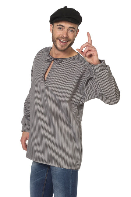 Blouse de fermier Hommes gris