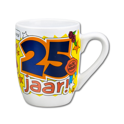 Mug 25 ans 12cm