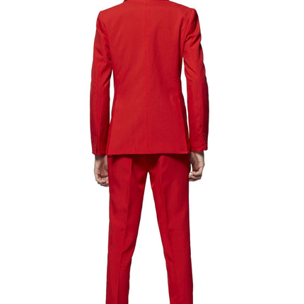 Costume rouge Garçon Ado OppoSuits