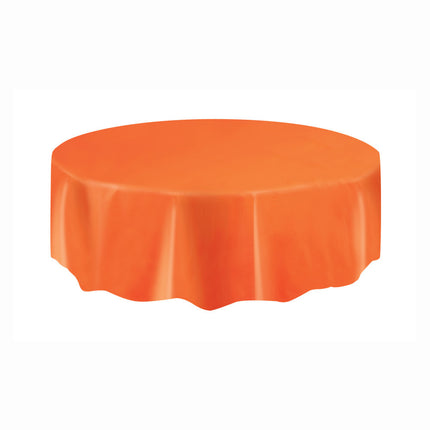 Nappe orange ronde 2.13m