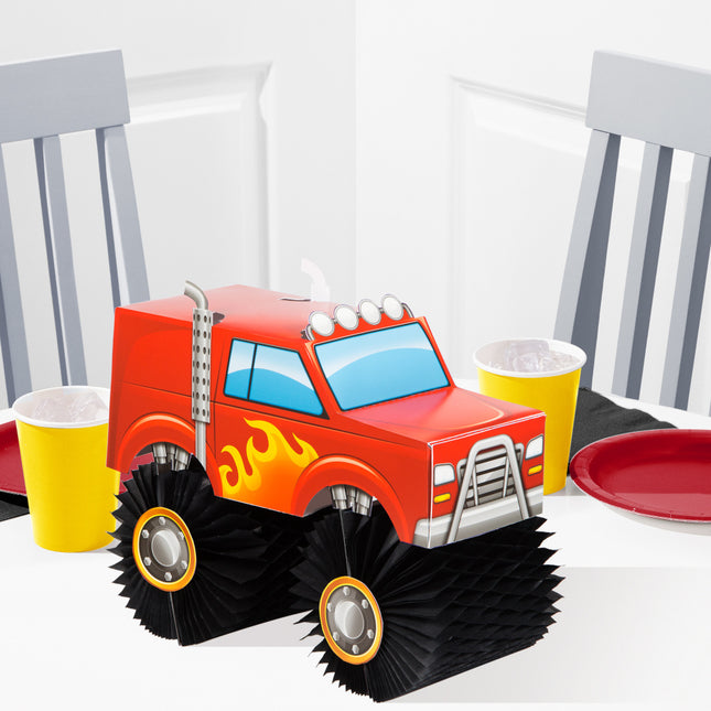 Décoration de table Monster Truck 25cm