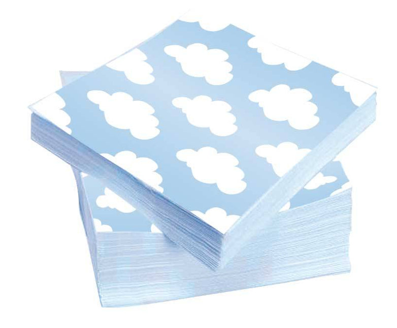 Serviettes de naissance Garçon 33cm 20pcs