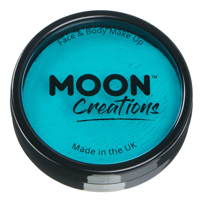 Moon Creations Pro Face Paint Cake Pots Turquoise 36g