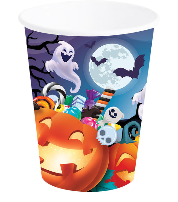 Tasses d'Halloween Citrouilles 240ml