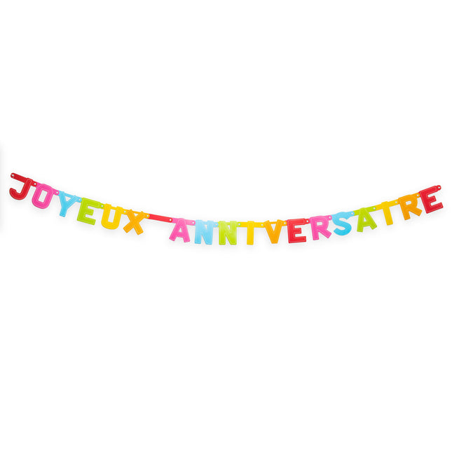 Guirlande de lettres Joyeux Anniversaire 1.6m