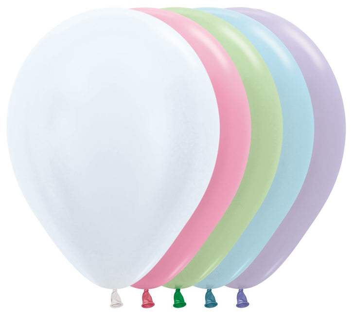 Ballons de baudruche Pearl Mix 30cm 50pcs