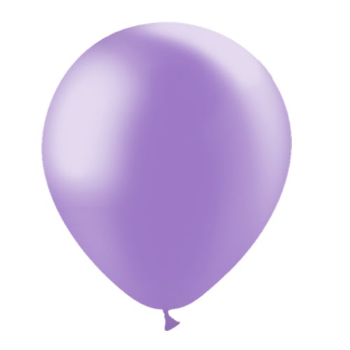 Ballons Lilas Métallique 30cm 50pcs