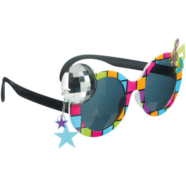 Lunettes de discothèque colorées