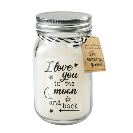 Bougie parfumée I Love You To The Moon 14cm