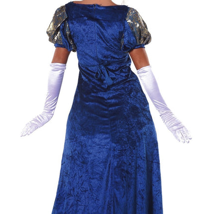 Robe médiévale Blue Ladies Medieval Dress