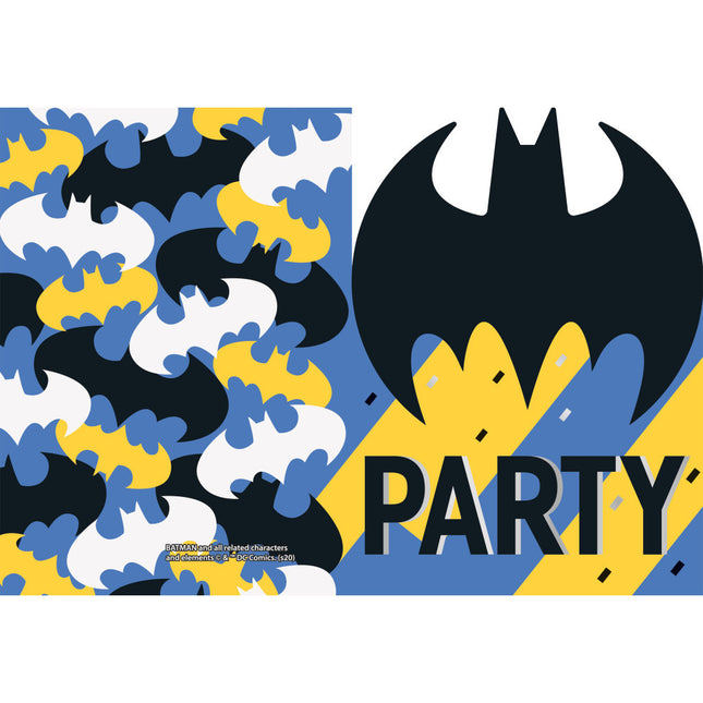 Invitations Batman 14cm 8pcs