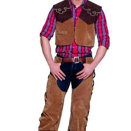 Costume de cow-boy marron