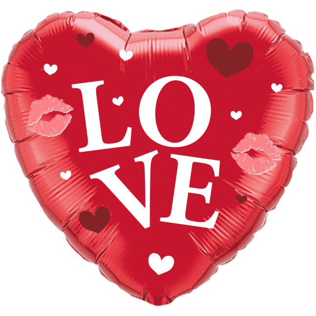 Ballon Heart Love Mini 15cm avec carte