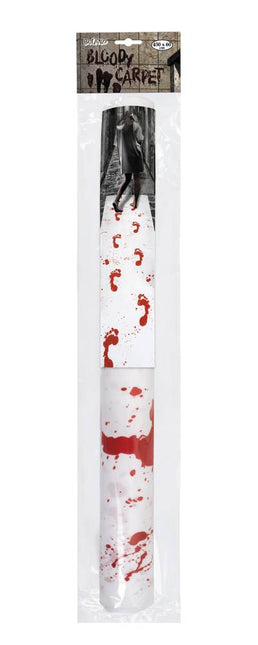 Coureur d'Halloween Blanc Sang 60cm 4.5m