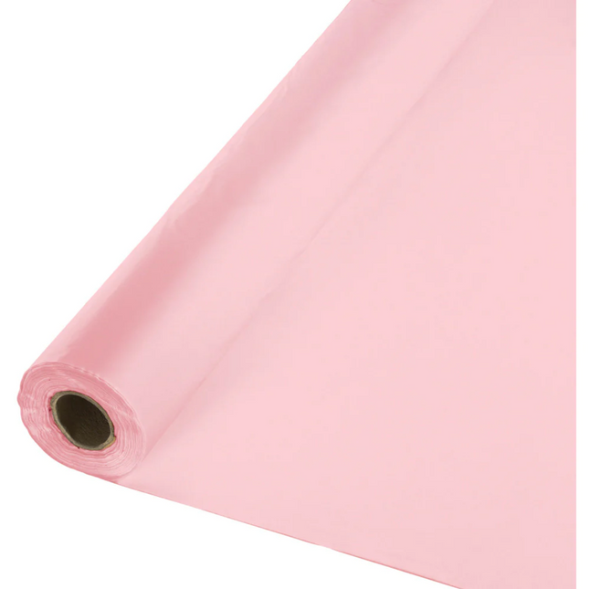 Chemin de table rose en plastique 1.02m