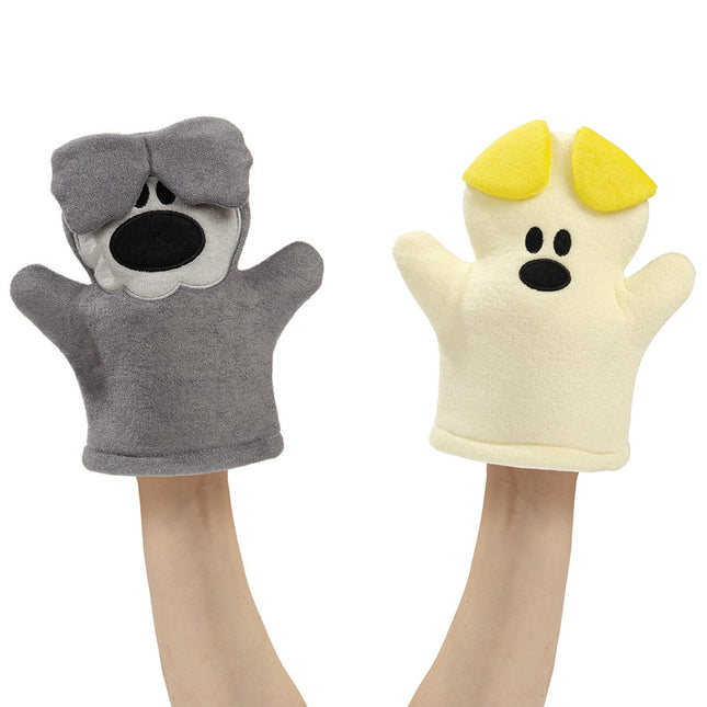 Gants de toilette Woezel En Pip 2pcs