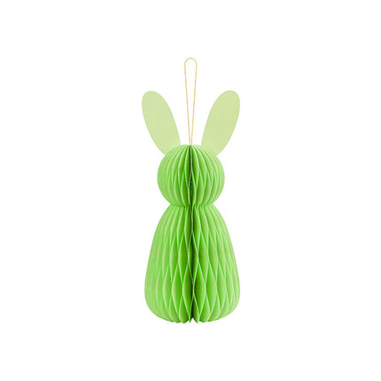 Lapin nid d'abeille vert 30cm