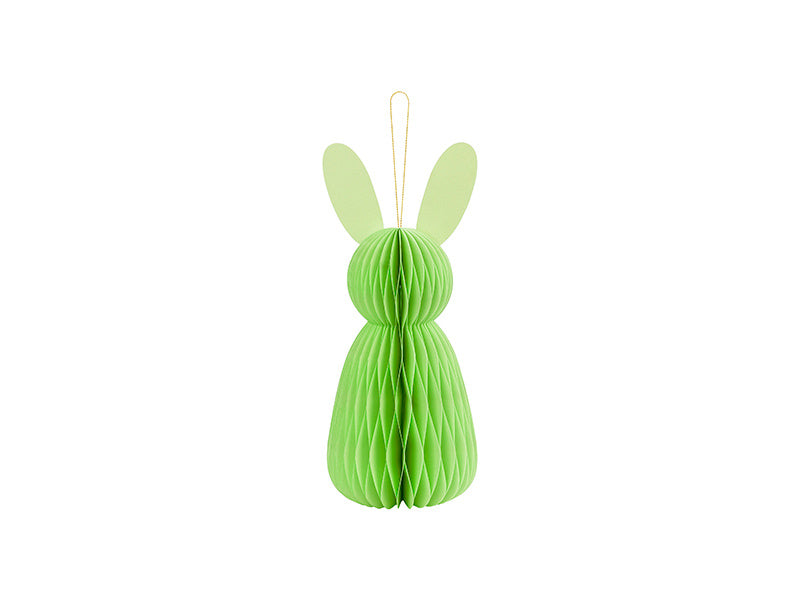 Lapin nid d'abeille vert 30cm