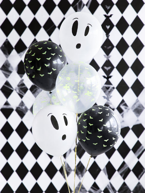 Halloween Balloons Blacklight 27cm 3pcs