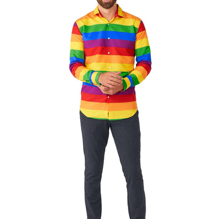 Chemise arc-en-ciel Hommes Suitmeister