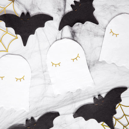 Serviettes de table Halloween Fantôme 28cm 20pcs