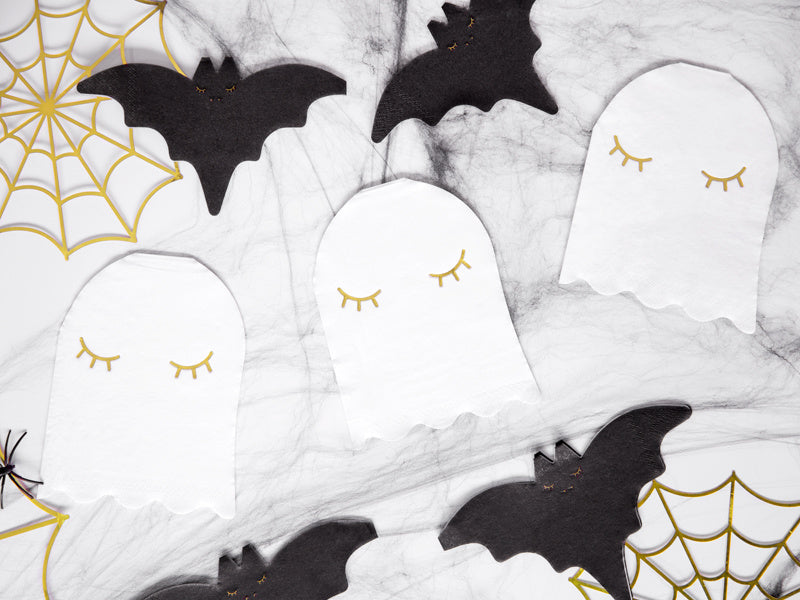 Serviettes de table Halloween Fantôme 28cm 20pcs