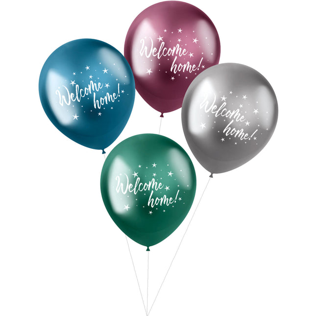 Ballons Welcome Home 33cm 4pcs