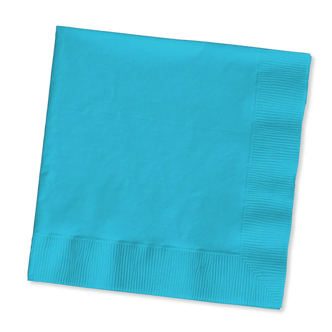 Serviettes de table bleues à 3 couches 33cm 50pcs