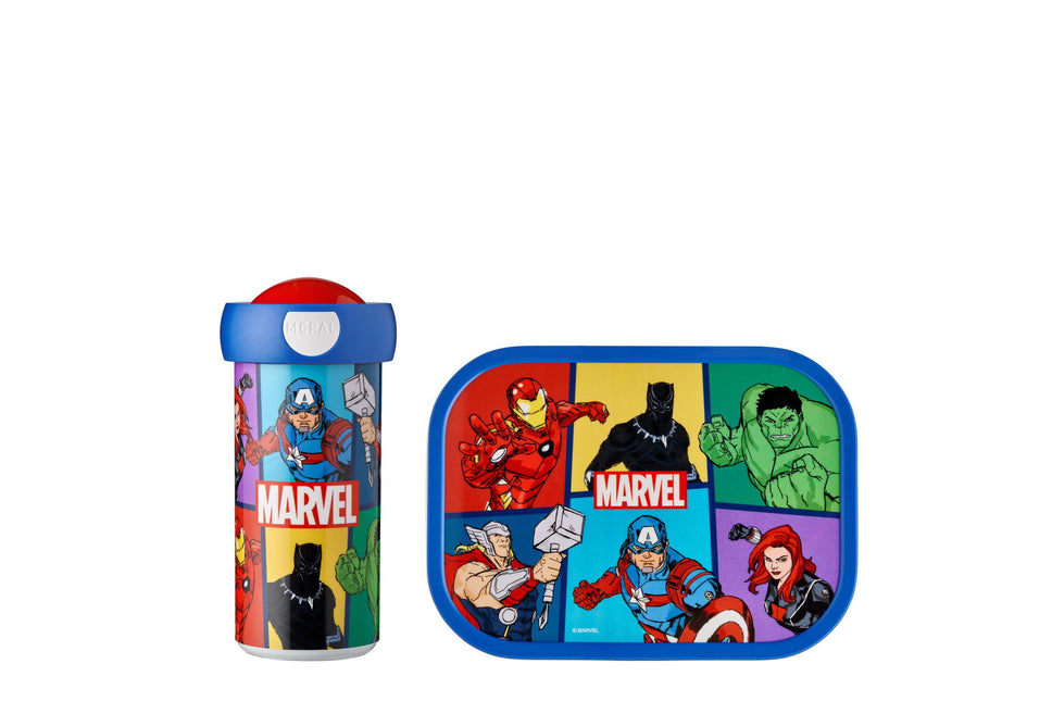 Set déjeuner Campus School mug+Lunchbox Avengers