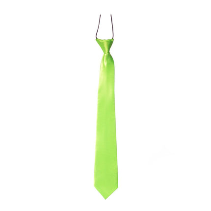 Cravate vert fluo 50cm