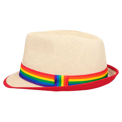 Chapeau Fierté arc-en-ciel