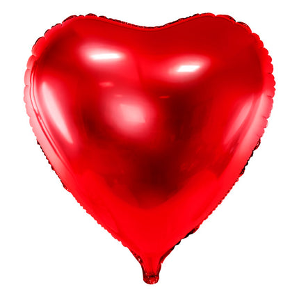 Ballon à l'hélium coeur rouge vide 73cm