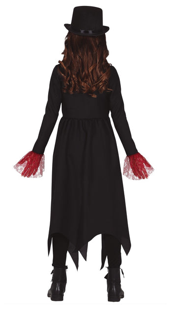 Costume d'Halloween gothique fille rouge