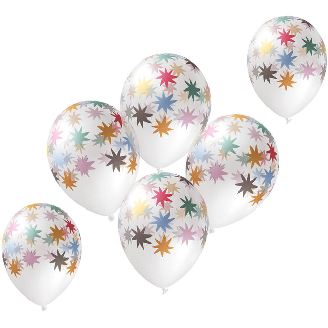 Ballon étoile 33cm 6pcs