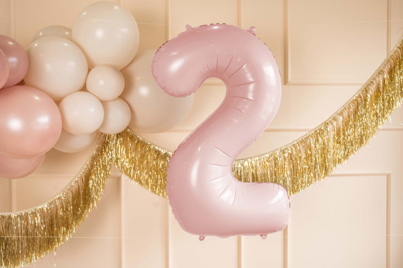 2 Year Figure Balloon Light Pink Empty 72cm