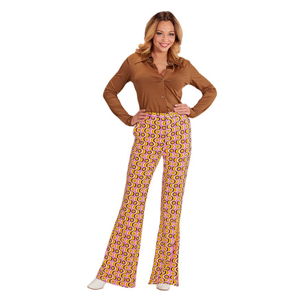 Pantalon Disco 70S Dames