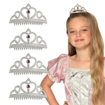 Bandeau de cheveux de princesses 4pcs