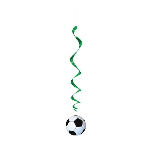 Décoration suspendue de football 66cm 3pcs