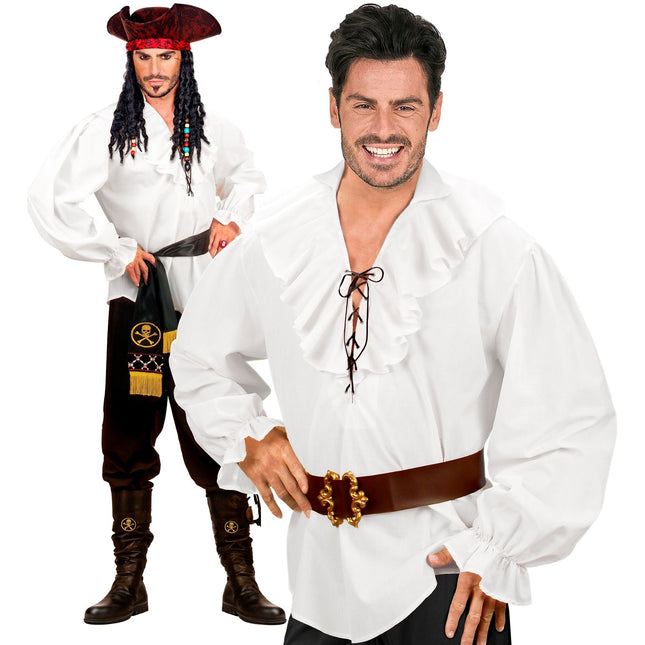 Blouse blanche Hommes Pirates/Renaissance