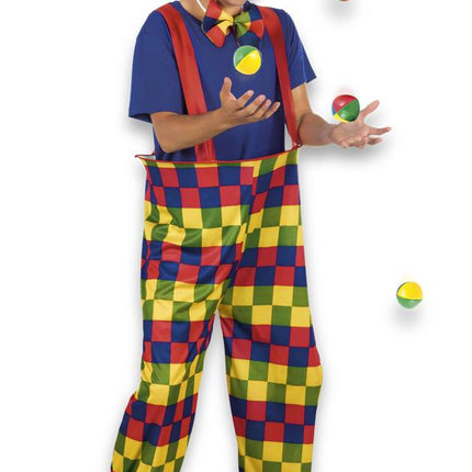 Costume de clown coloré M/L