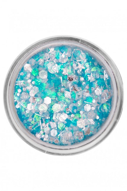 PXP Pressed Chunky Glitter Creme Turquoise Candy 10ml