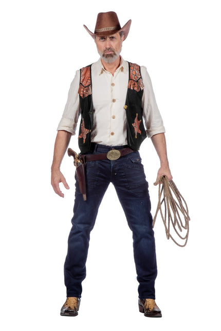 Gilet de cow-boy serpent