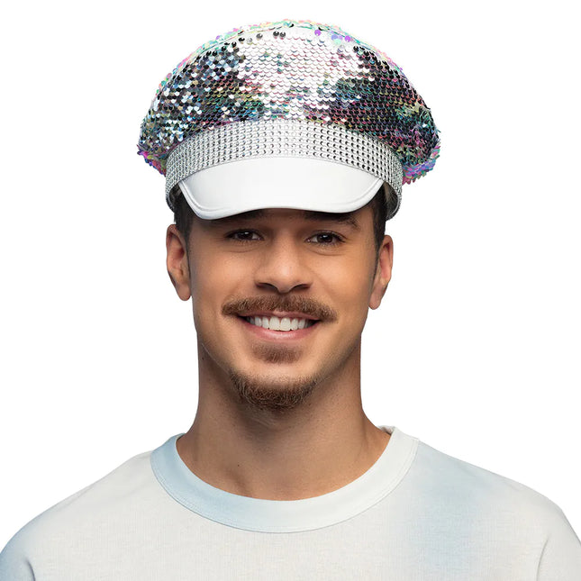 Paillettes pour casquettes arc-en-ciel