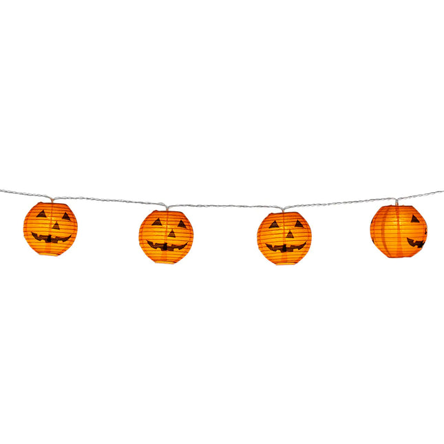 Guirlande lumineuse LED Halloween Pumpkins 1.85m